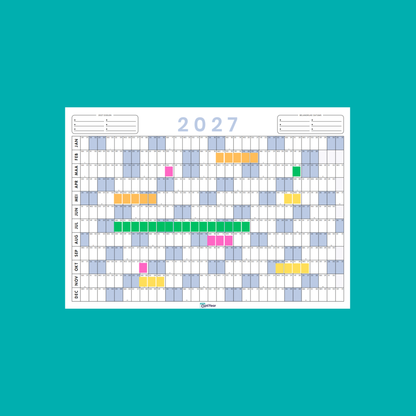 OptiYear jaarkalender 2027