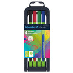 Schneider fine liner in 4 kleuren