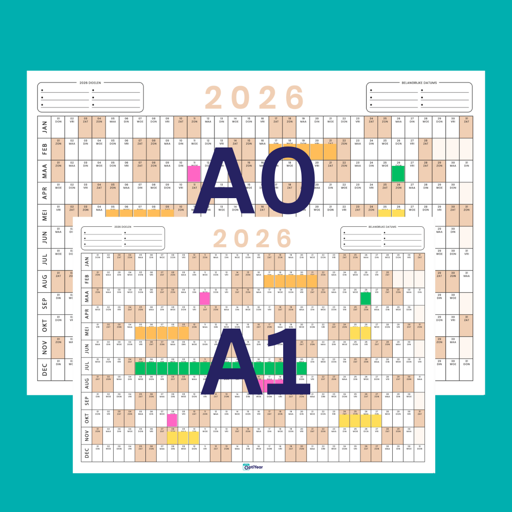 OptiYear jaarkalender 2026