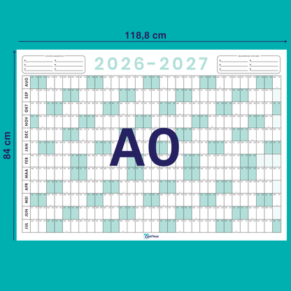OptiYear schooljaarkalender 2026-2027