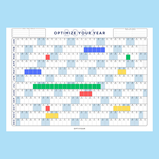 OptiYear jaarplanner 2024