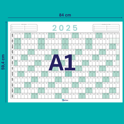 OptiYear jaarplanner 2025