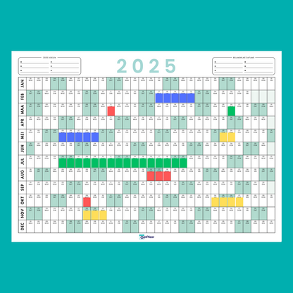 OptiYear jaarplanner 2025