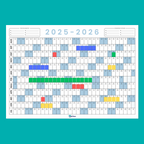 OptiYear schooljaarkalender 2025-2026