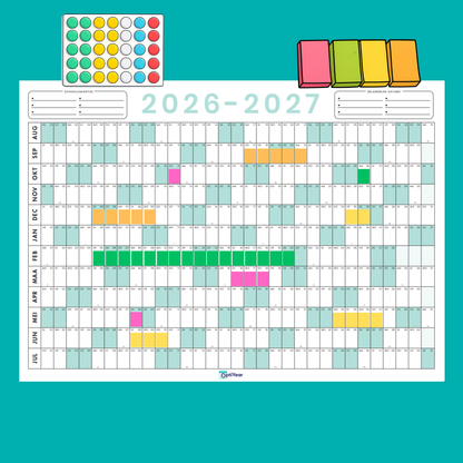 OptiYear schooljaarkalender 2026-2027