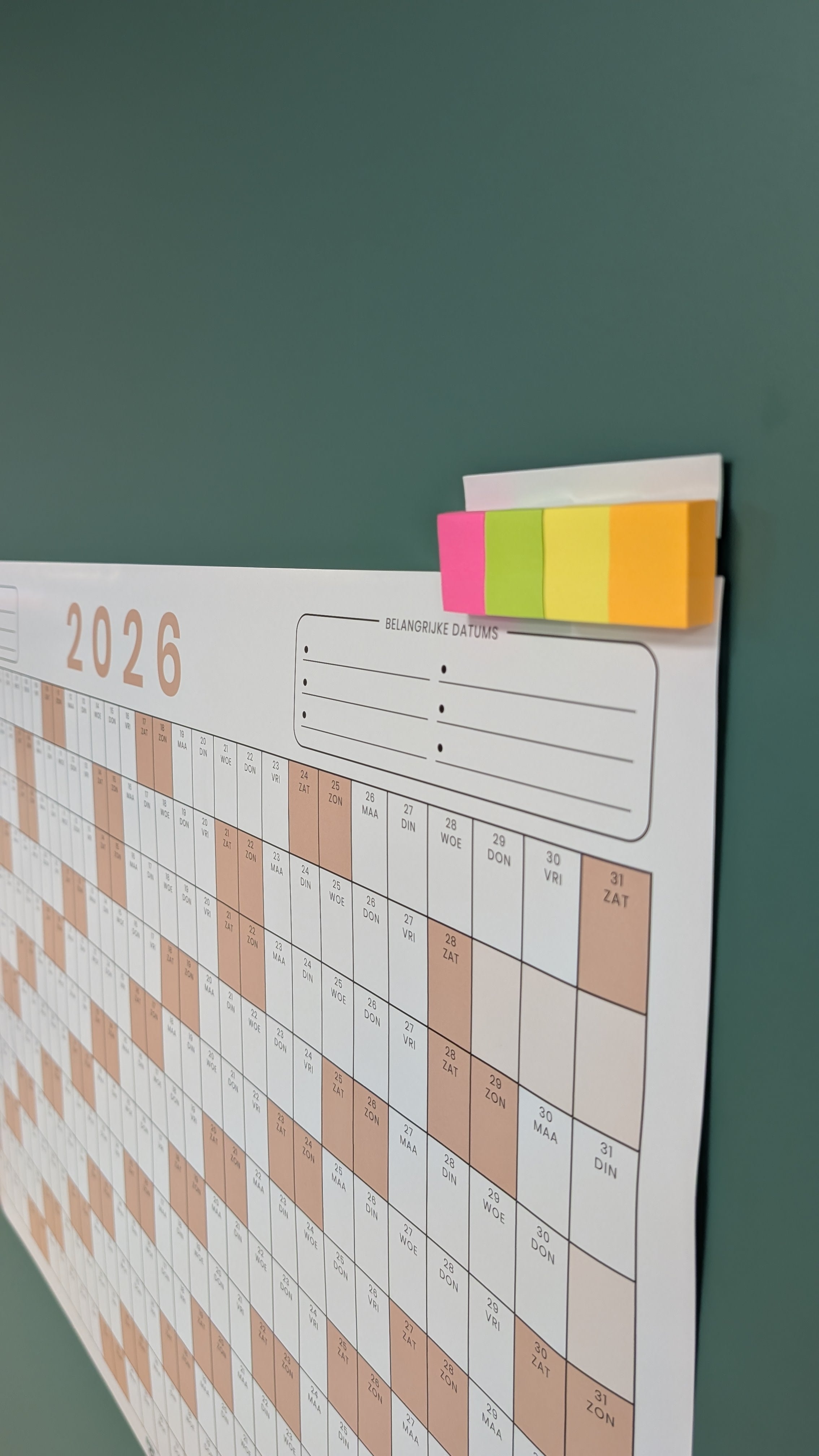 OptiYear jaarkalender 2026