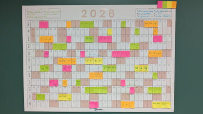 OptiYear jaarkalender 2026