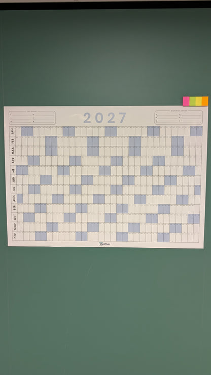OptiYear jaarkalender 2027